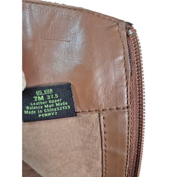 Sam Edelman Penny/Whiskey Brown Soft Leather Boots Sz 7/37 M - Picture 11 of 11